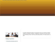 Tablet Screenshot of egyptestablishment.altayseergroup.com