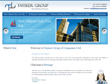 Tablet Screenshot of altayseergroup.com